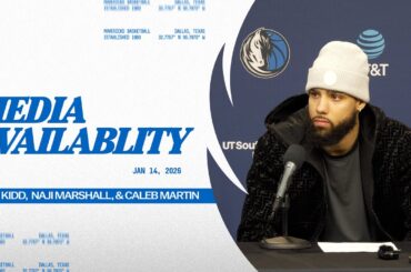 Jason Kidd, Naji Marshall & Caleb Martin | Media Availability vs DEN | 01/14/26