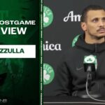 Joe Mazzulla on Anfernee Simons' 39-point performance vs Heat | Celtics Postgame Interview