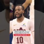 Darius Garland giving VJ Edgecombe his props 🫡