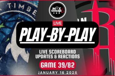 🔴LIVE - Minnesota Timberwolves vs Houston Rockets - Play-By-Play & Reactions (1/16/26)