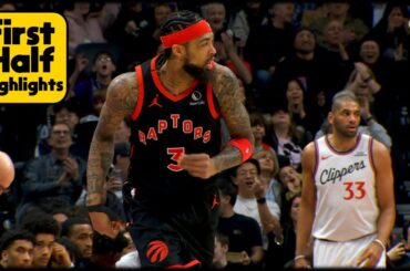 Toronto Raptors vs Los Angeles Clippers - First Half Highlights | Jan 16, 2026