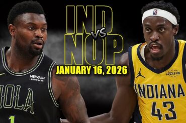 Indiana Pacers vs New Orleans Pelicans Full Game Highlights - January 16, 2026 | NBA Season