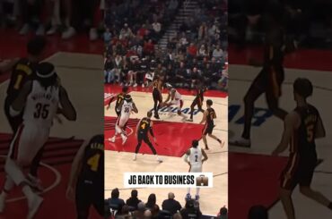 INSTANT IMPACT 🔥 #jeramigrant #trailblazers #nba #basketball