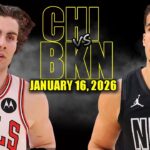 Chicago Bulls vs Brooklyn Nets Full Game Highlights - January 16. 2026 | NBA Season