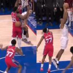 WILD ENDING Evan Mobley GAME WINNER vs 76ers off Jaylon Tyson dime