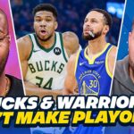 Giannis & Bucks, Steph Curry & Warriors WON'T Make Playoffs??? - Playoffs, Play-In, OR Cancun?