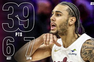 JAYLON TYSON PLAYS HERO 🤩 Sets new career-high 39 PTS in Cavs' comeback in Philly 🔥 | NBA on ESPN