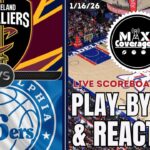 🔴LIVE - Cleveland Cavaliers vs Philadelphia 76ers - Play-By-Play & Reactions (1/16/26)