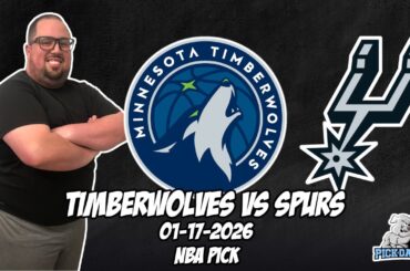 Minnesota Timberwolves vs San Antonio Spurs 1/17/26 NBA Free Picks & Prediction | NBA Betting Tips