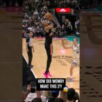 HOW?!? 🤯 #nba #spurs #victorwembanyama #wemby  📺 FanDuelSN SW
