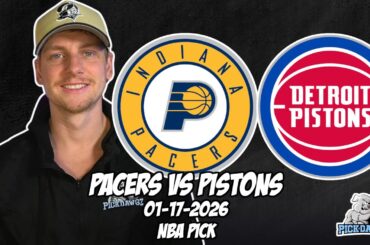 Indiana Pacers vs Detroit Pistons 1/17/26 NBA Free Picks & Prediction | NBA Betting Tips