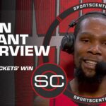 'I BRING THE ENERGY' 🔋 Kevin Durant after scoring 39 in Rockets' win vs. Timberwolves | SportsCenter