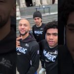 The Orlando Magic take on London, behind the scenes. #nba #nbamemes #funny