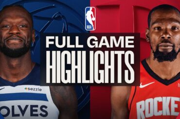 TIMBERWOLVES at ROCKETS | FULL GAME HIGHLIGHTS | January 16, 2026