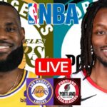 LIVE: LOS ANGELES LAKERS vs PORTLAND TRAIL BLAZERS | NBA | PLAY BY PLAY | SCOREBOARD