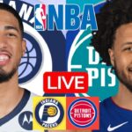 LIVE: INDIANA PACERS vs DETROIT PISTONS | NBA | PLAY BY PLAY | SCOREBOARD