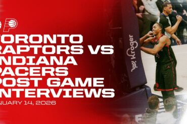 Toronto Raptors Full Media Availability | Post Game vs Pacers | January 14, 2026