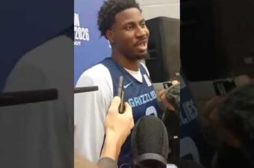 Jaren Jackson Jr Memphis Grizzlies - I told rookies like Cedric Coward that the NBA is all next game