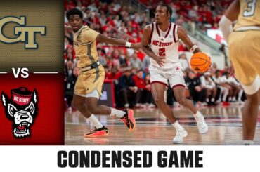 Georgia Tech vs. NC State Condensed Game | 2025-26 ACC Men's Basketball