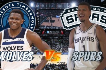 Minnesota Timberwolves vs San Antonio Spurs Live Play by Play & Scoreboard