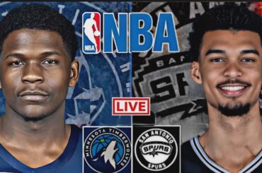 NBA LIVE: MINNESOTA TIMBERWOLVES vs SAN ANTONIO SPURS (LIVESCORE)