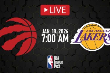 NBA LIVE! Los Angeles Lakers vs Toronto Raptors | Jan. 18, 2026 | Raptors vs Lakers NBA LIVE 2K26