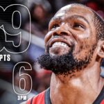KD TAKEOVER 🔥 FIRST 35+ PTS, 5+ AST & 5+ 3PM game with the Houston Rockets | NBA on ESPN