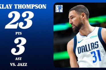 Klay Thompson (23 PTS 3 AST) vs. Utah Jazz | January 17, 2026