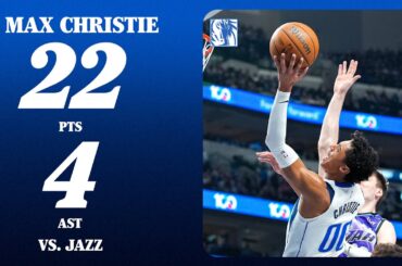 Max Christie (22 PTS 4 AST) vs. Utah Jazz | January 17, 2026