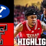 BYU Cougars vs. Texas Tech Red Raiders | Full Game Highlights | ESPN College Basketball