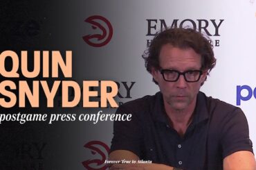Hawks vs. Celtics Postgame Press Conference: Quin Snyder