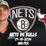 Brooklyn Nets vs Chicago Bulls 1/18/26 NBA Free Picks & Prediction | NBA Betting Tips