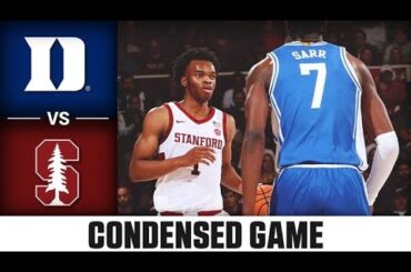 Duke vs. Stanford Condensed Game | 2025-26 ACC Men's Basketball