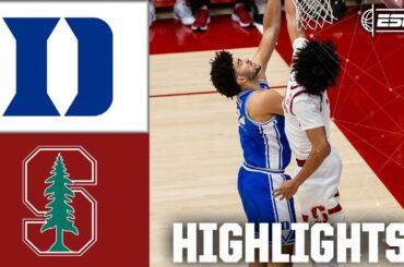 DOMINATION 🍿 Duke Blue Devils vs. Stanford Cardinal | Full Game Highlights | ESPN College Basketball