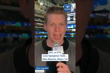 Dallas Mavericks win vs Utah Jazz AGAIN. Max Christie looks great in his return, & KLAY THOMPSON