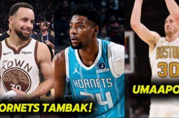 Tambak ang Hornets sa Golden State Warriors! Melton 24 points. Hawks di naka lipad vs Celtics