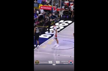 Kyshawn George Points Leader for Washington Wizards vs. Denver Nuggets - Top Plays