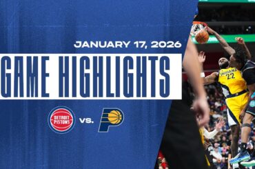 Detroit Pistons Highlights vs  Indiana Pacers 2