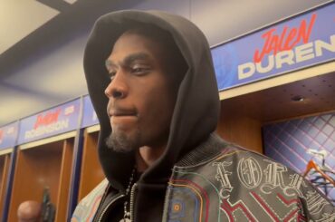 Jalen Duren talks dominant Pistons win, Ron Holland’s growth