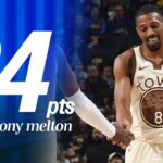 De'Anthony Melton Scores a Season-High 24 Points in Warriors Win vs Hornets