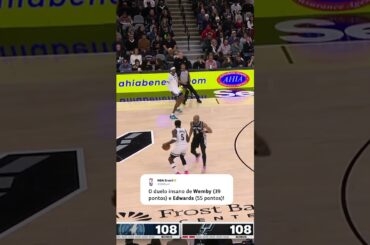 Anthony Edwards 🆚 Victor Wembanyama #nba