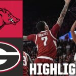 TOP 25 MATCHUP 👏 Arkansas Razorbacks vs. Georgia Bulldogs | Full Game Highlights | ESPN CBB