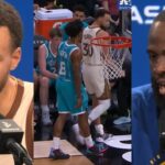 Steph Curry and Draymond sound off on the way Hornets were guarding Steph "Gimmicky D"