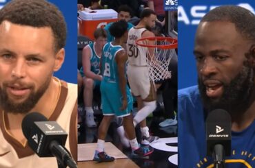 Steph Curry and Draymond sound off on the way Hornets were guarding Steph "Gimmicky D"