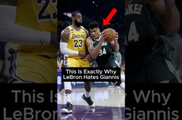 Lebron Hates Giannis #lebronjames #giannisantetokounmpo #nba