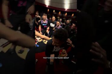 Myron Gardner Breaks Down Huddle Post Win! 🔥 #nba #basketball #win #miamiheat
