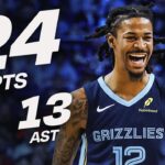 Ja Morant SHINES in London with 24 PTS and 13 AST | January 18, 2026