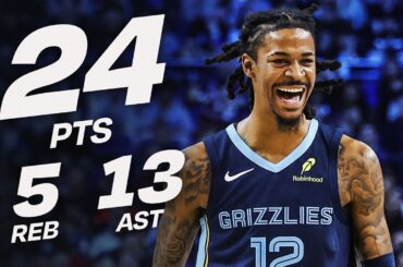 Ja Morant SHINES in London with 24 PTS and 13 AST | January 18, 2026