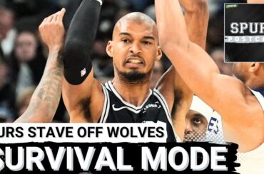 SPURS POSTCAST: Wembanyama, Spurs SURVIVE Anthony Edwards' 55 POINTS in win over Timberwolves