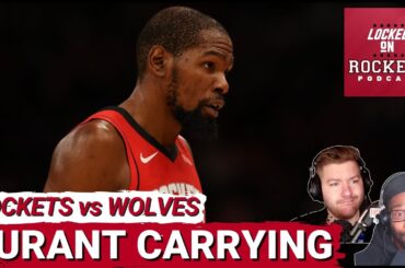 CONCERN: Houston Rockets Need Kevin Durant MASTERCLASS To EDGE Timberwolves WITHOUT Anthony Edwards
